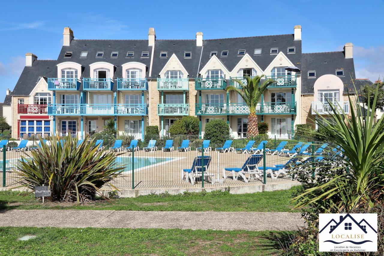 LocaLise au Guilvinec - A15 - Vue sur la mer la piscine et le jardin - Tout à pied, plages, port, centre, commerces, marché - Wifi inclus - Animaux bienvenus - Linge de lit inclus Exterior foto